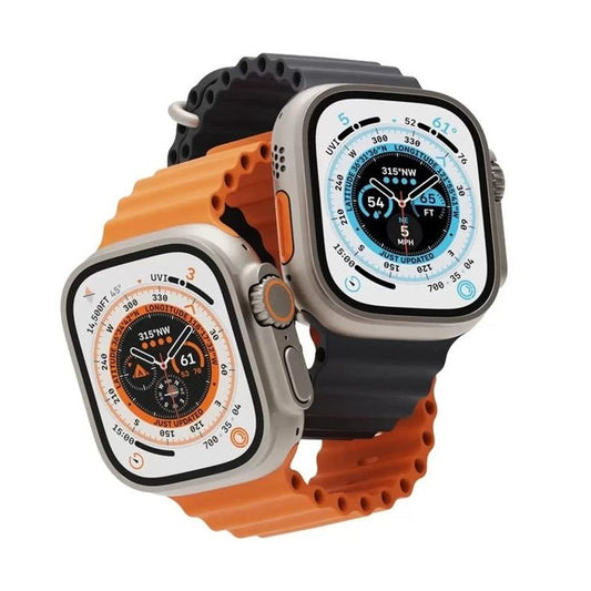 x2 Reloj Inteligente T800 Ultra Smartwatch Carga Inalámbrica